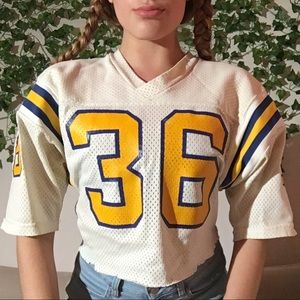 Vintage Cropped Football Jersey